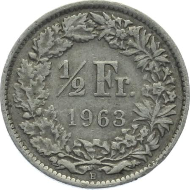 1/2 Franken 1963 B